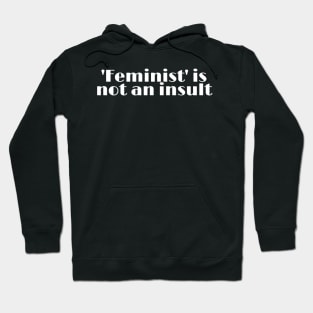 Feminist is not an insult Hoodie